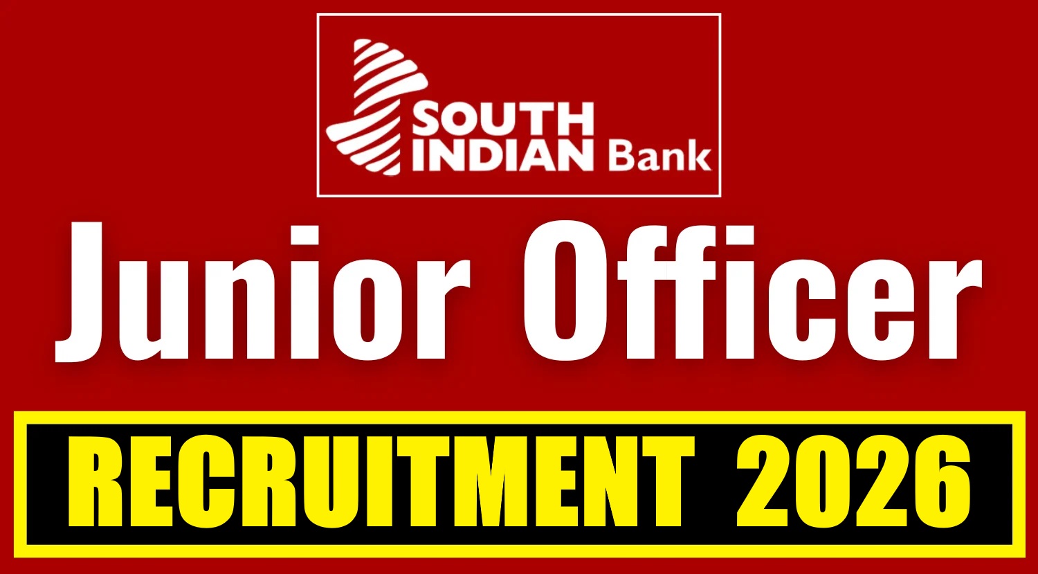 South Indian Bank SIB Junior Officer Online Form 2026 – Start