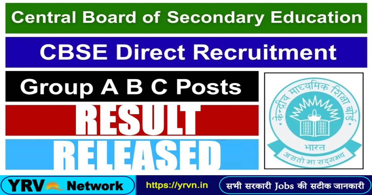 CBSE Group A, B, C Tier-II Exam Date 2026