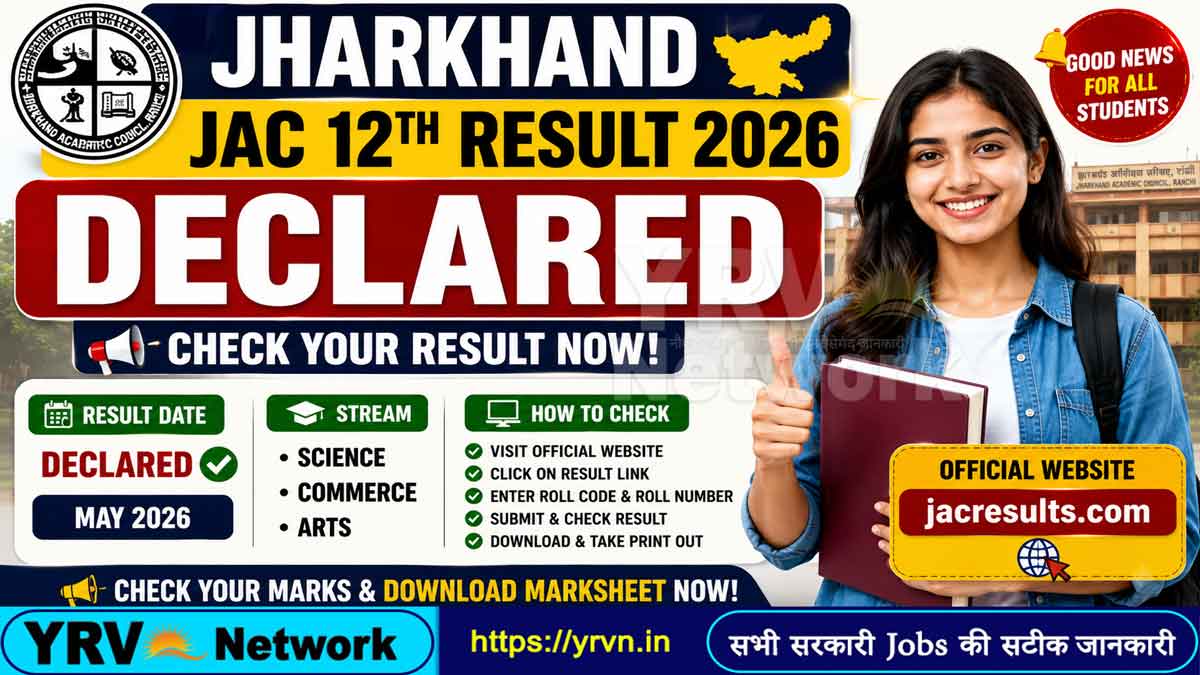 Jharkhand JAC 12th Result 2026 – Declared