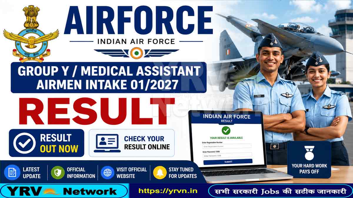 Airforce Group Y/ Medical Assistant Airmen Intake 01/2027 Result