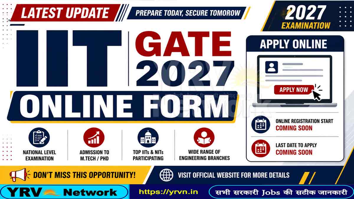 IIT Gate 2027 Online Form