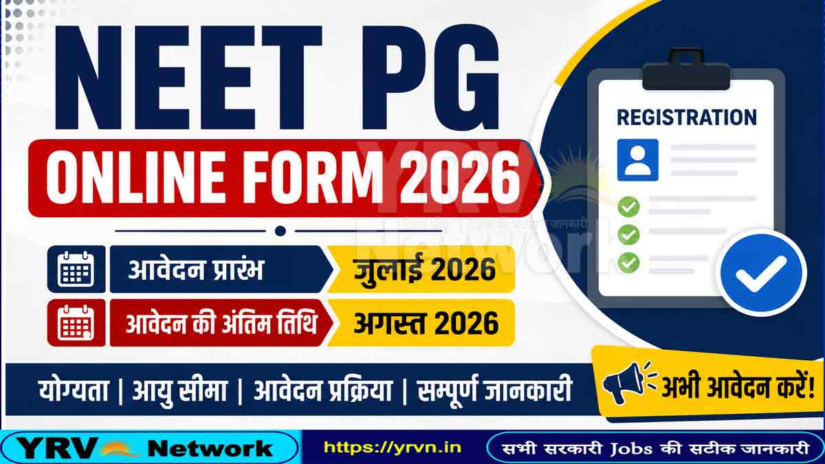 NEET PG 2026 Online Form