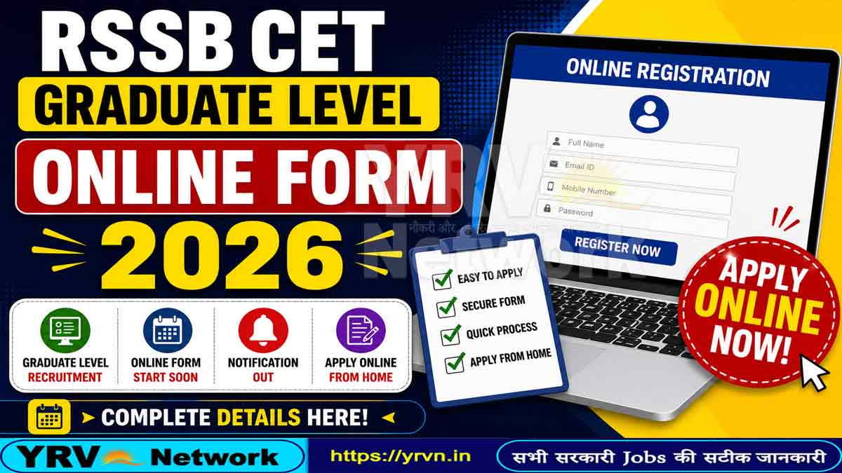 RSSB CET Graduate Level 2026 Online Form