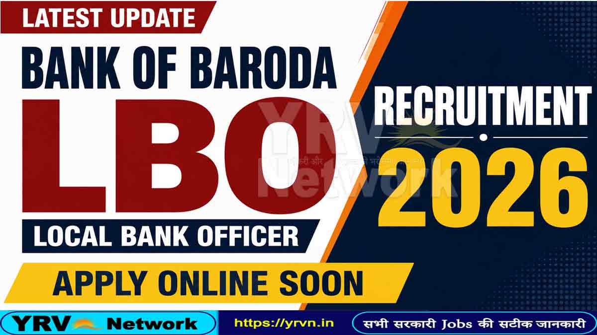 Bank Of Baroda LBO Online Form 2026 (2482 Posts)