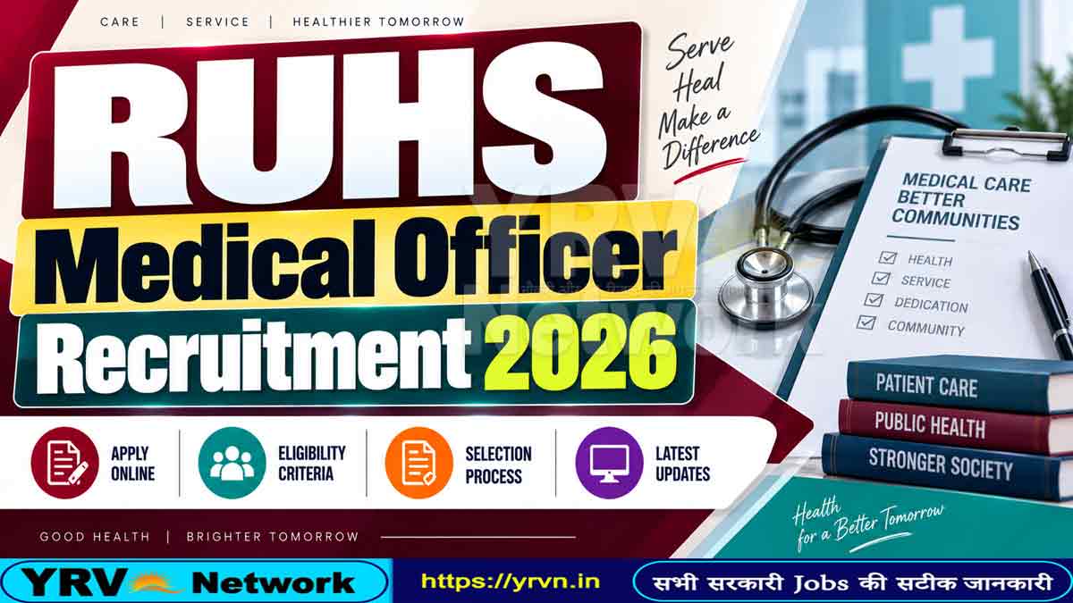 RUHS Medical Officer Recruitment