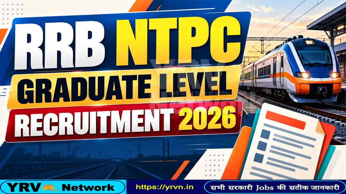 RRB NTPC Graduate Level Online Form 2026 (3477 Posts)